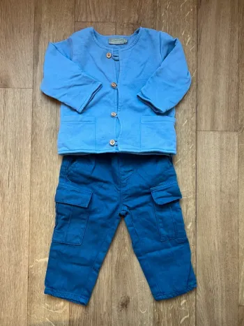 Ensemble BoutChou Bleu 12 mois