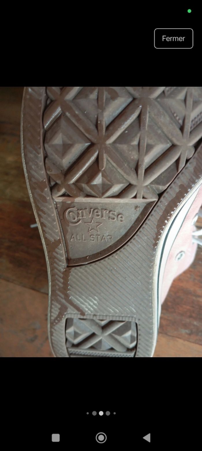 Converse All Star taille 41 rose pâle - photo numéro 4