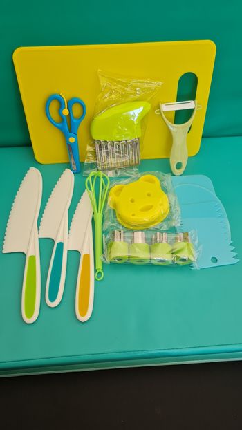 Set d'ustensiles de cuisine pour enfants de 16 pièces 