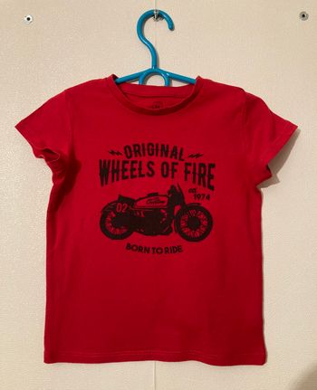 Tee-shirt imprimé moto taille 3/4 ans
