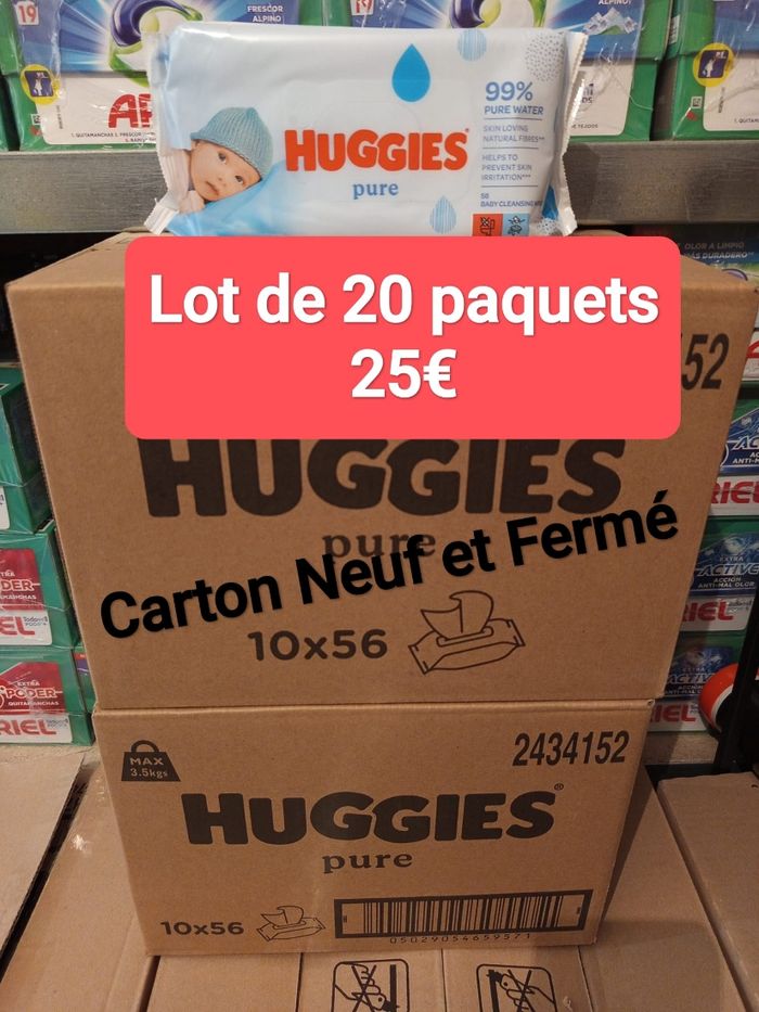 Lingettes bébé Huggies