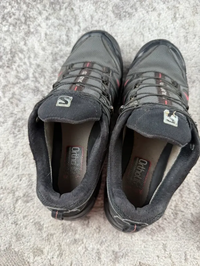 Salomon X Ultra 2 Gore-Tex - Black & Grey & Orange / Corzil - photo numéro 19