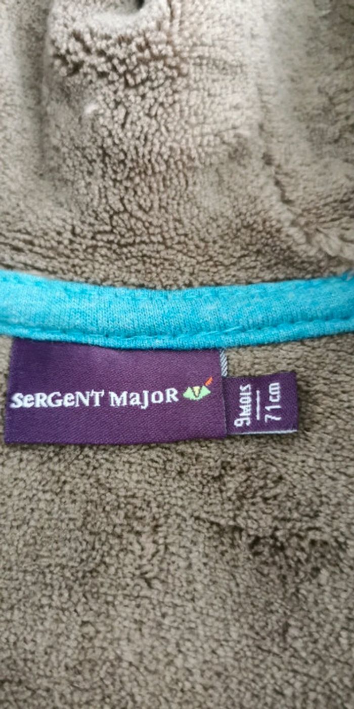 Gilet fourré sergent major 9 mois - photo numéro 2