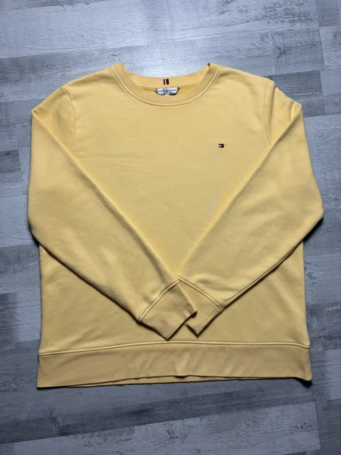Pull Tommy Hilfiger - Jaune - Taille L