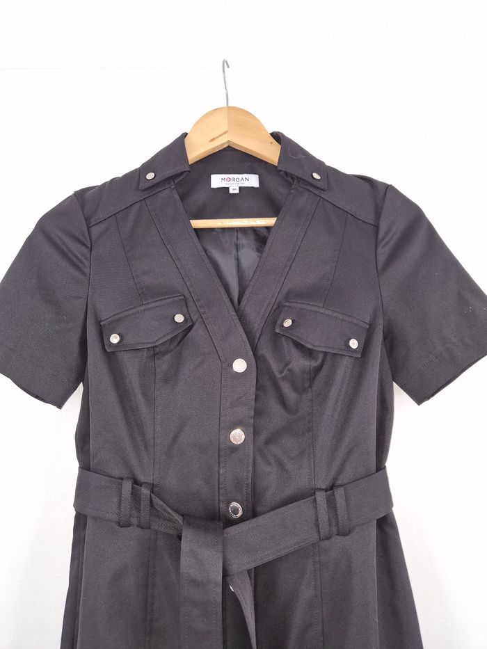 Robe chemise noire Morgan - photo numéro 2
