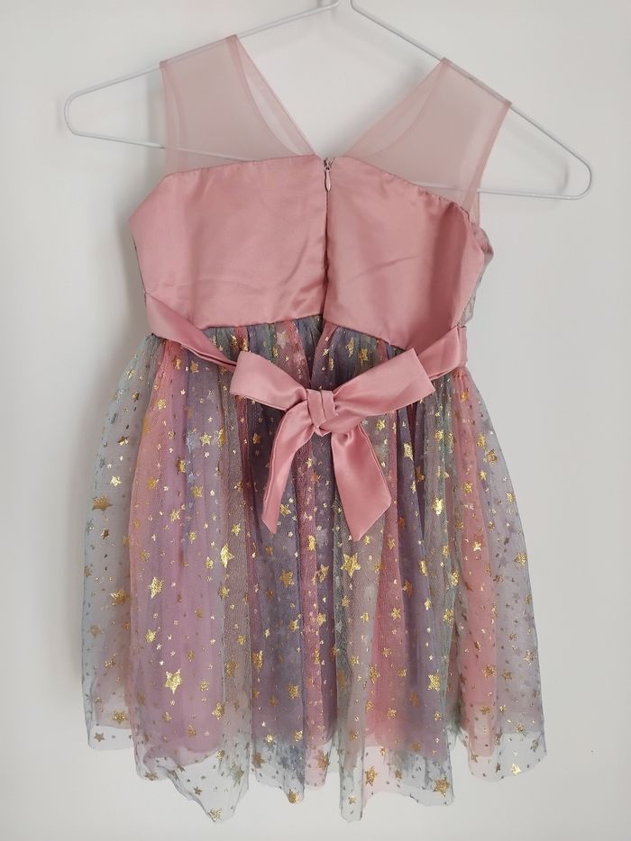 ROBE Rose Tenue de Fêtes Noël Soirée 4 ans 👗 - photo numéro 4