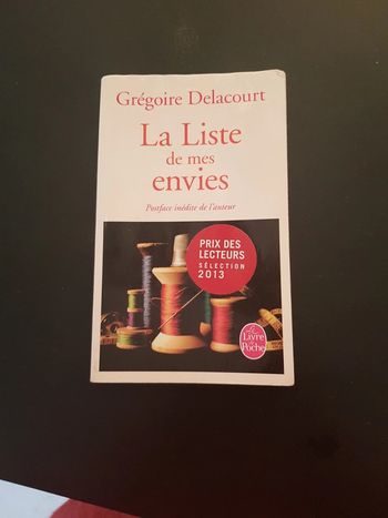 La liste de mes envies - Grégoire Delacourt