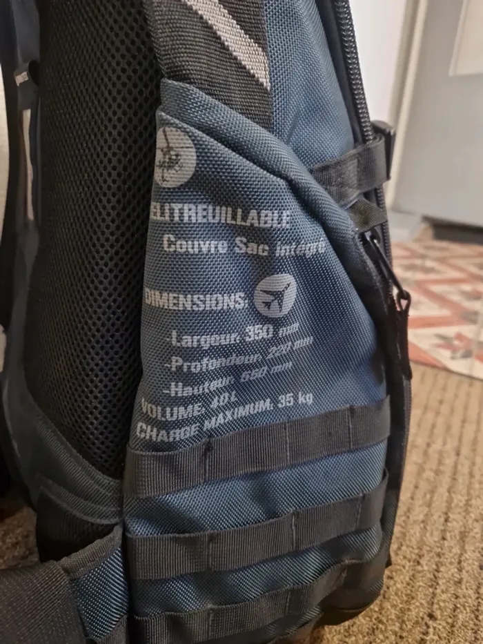 Sac Dimatex Braco XL bleu et noir 40L - photo numéro 10