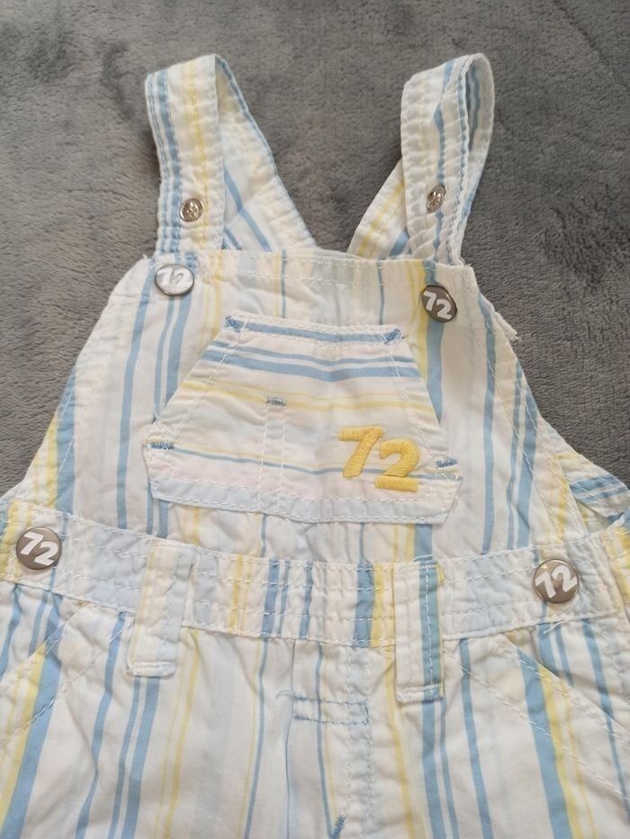 Salopette short 3 mois " baby club" - photo numéro 2