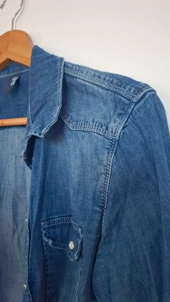 Chemise en jean Liu Jo – État neuf - ok taille S/M - photo numéro 5