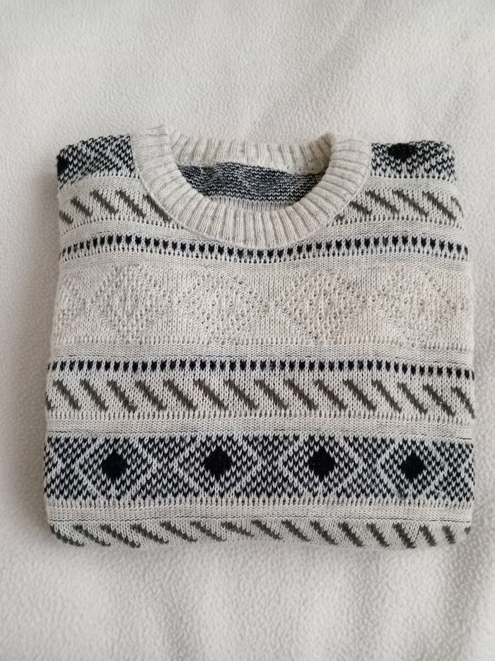 Pull Vintage d'hiver en laine - photo numéro 5