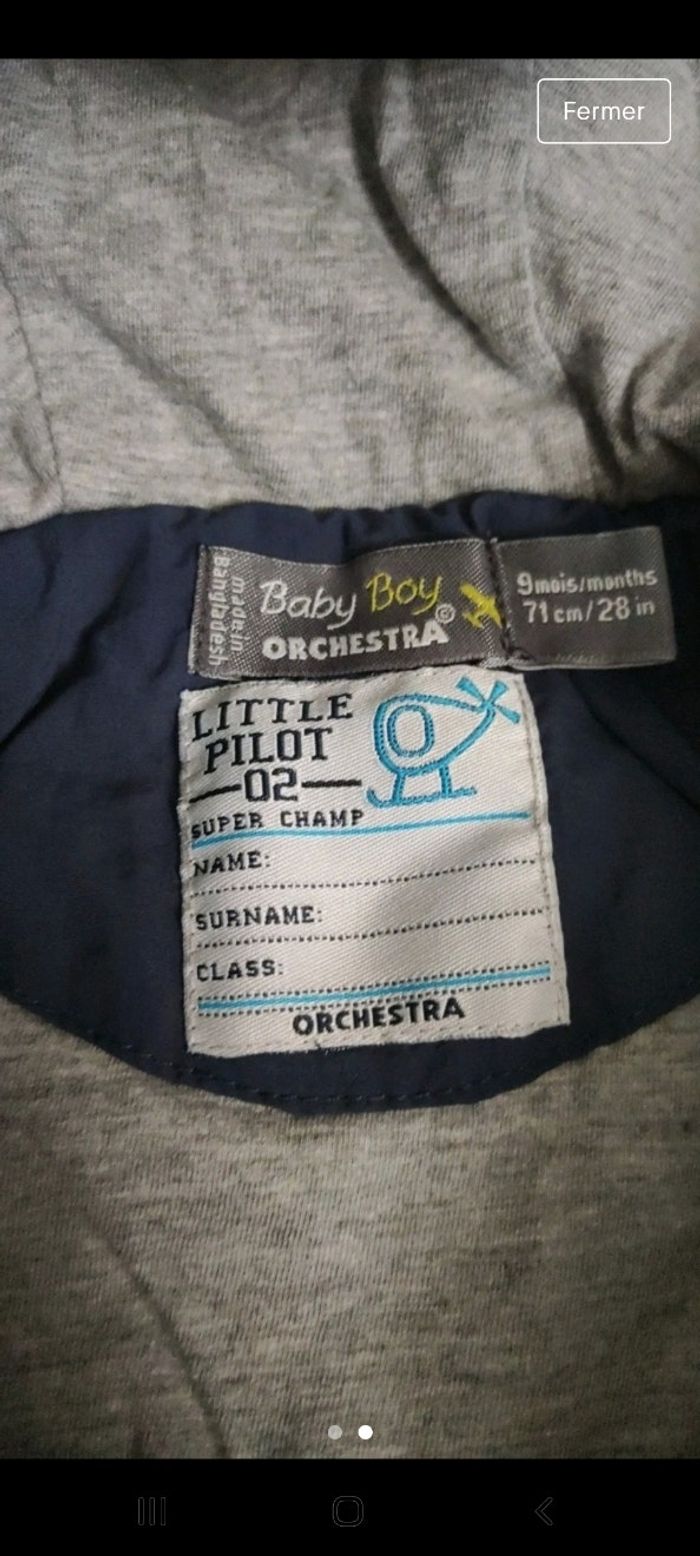 Blouson 9 mois Orchestra - photo numéro 2