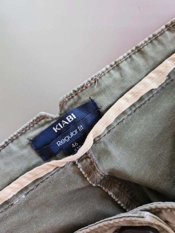 Jean Regular Fit de couleur Kaki de marque Kiabi et de taille 46 - photo numéro 5