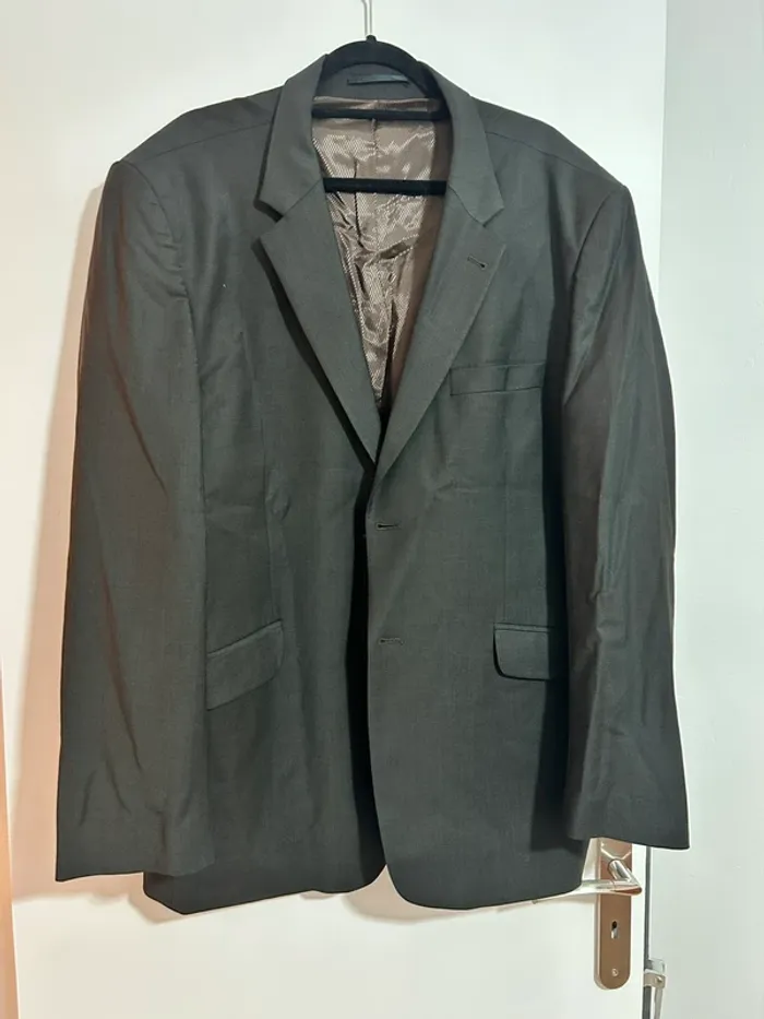 Veste de costume gris foncé