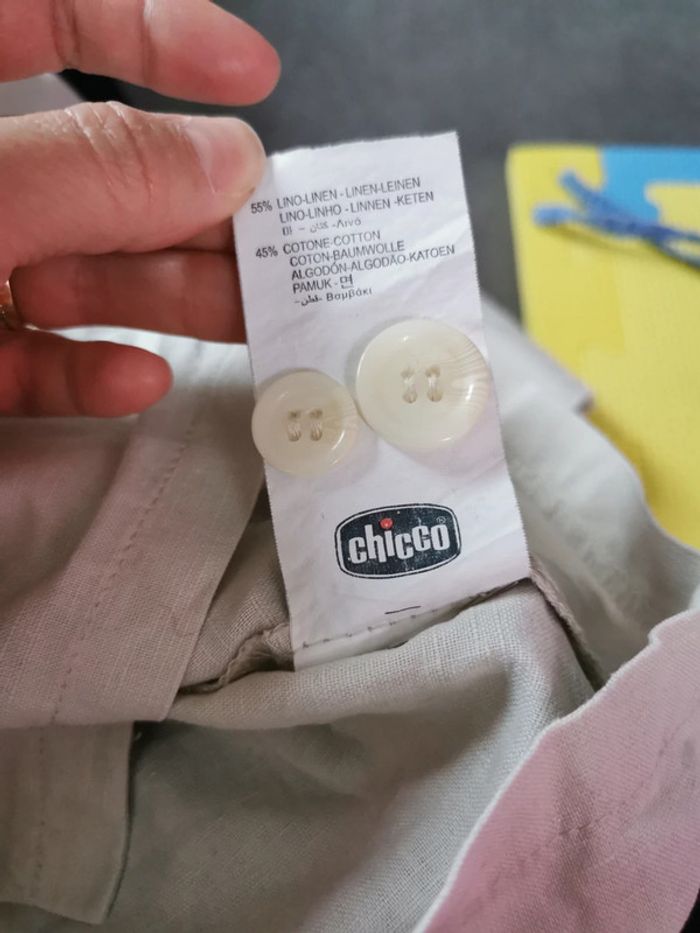 Veste en lin 5 ans chicco - photo numéro 3