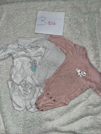 Lot Bodies 3 mois