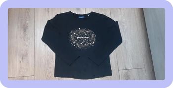 Tee-shirt okaidi noir "you are magic" 10 ans en très bon état