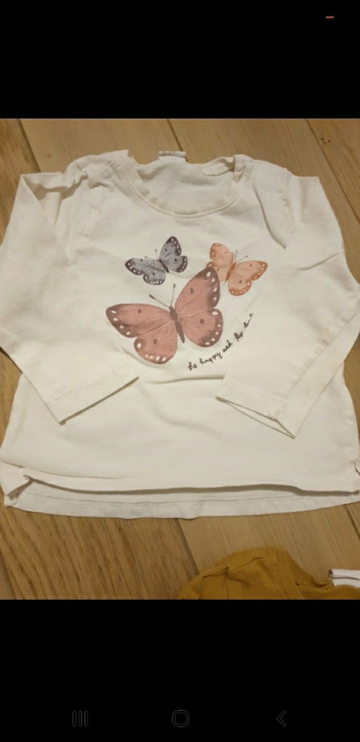 Lot hauts manches longues taille 74 - photo numéro 2