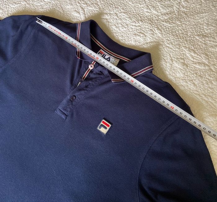Polo Fila bleu marine taille S - photo numéro 14