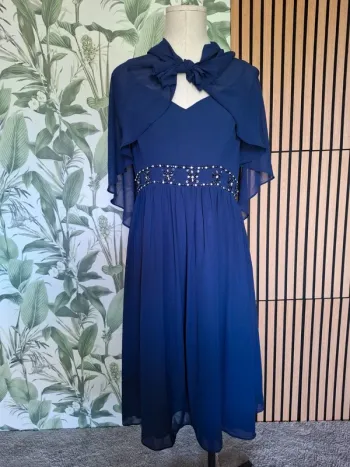 Robe de soirée  avec châle