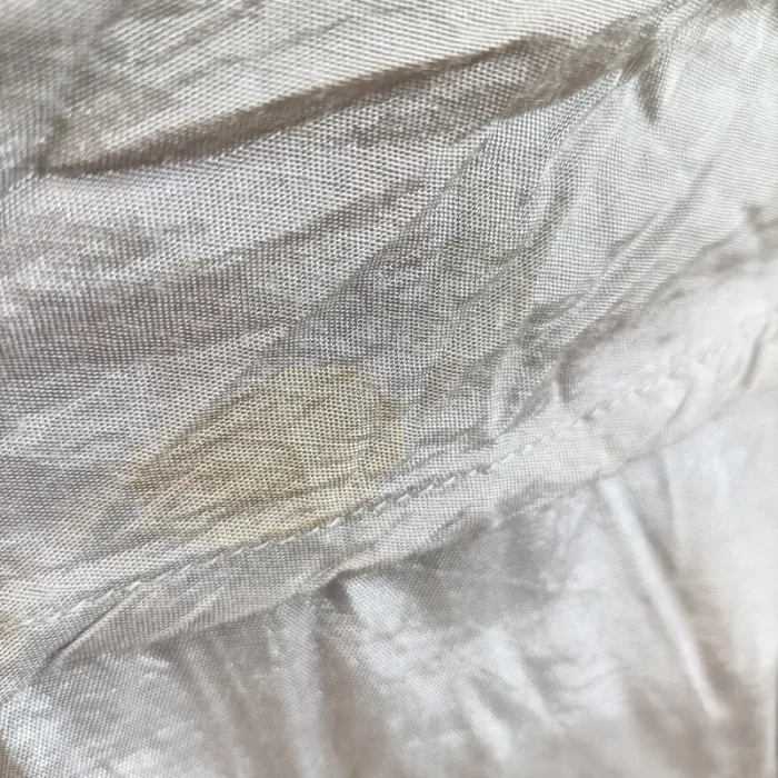 Haut fluide Kookaï gris perle détail plastron rondes T40 col plongeant A1578 - photo numéro 6