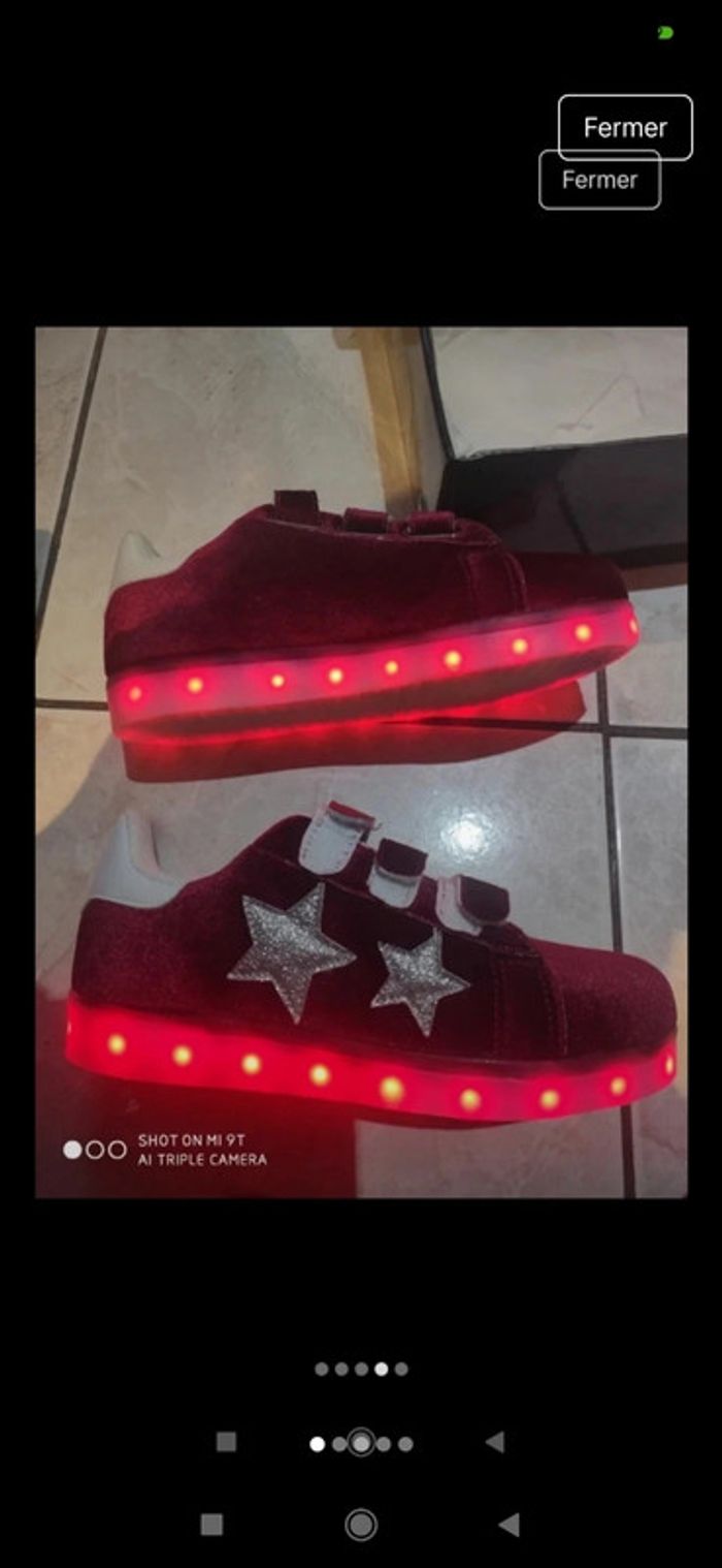 Baskets lumineuses Skatus 35