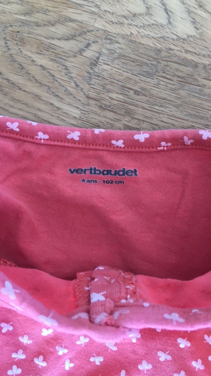 T-shirt manches longues corail - photo numéro 4
