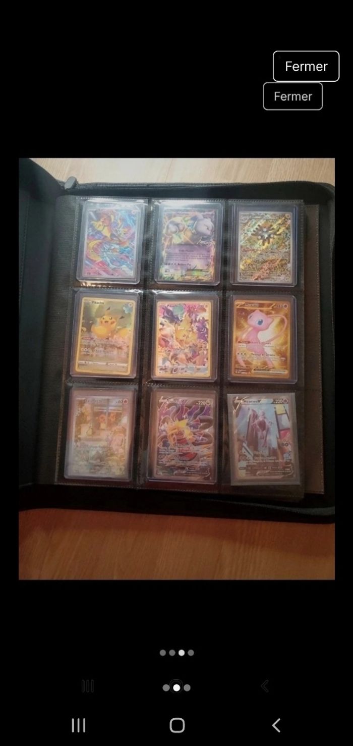 Classeur Toploader  252 carte pokemon neuf - photo numéro 2
