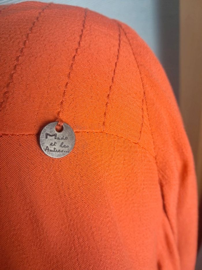 Mado et autres blouse orange T.44 en tbe - photo numéro 8