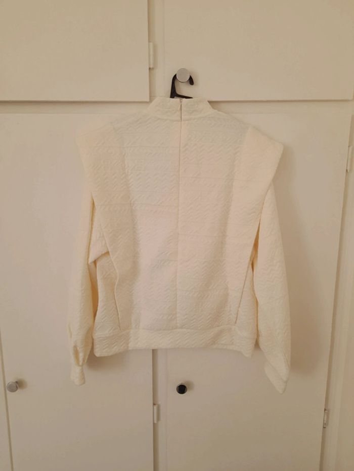Camaïeu Pull blanc casual chic mi-saison - photo numéro 12