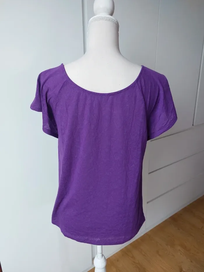 Tee-shirt flammé manches courtes - photo numéro 4