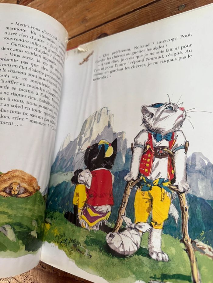 Moyen 2 - Livre édition limitée reliure rouge Caroline dans les Alpages Pierre Probst bd - photo numéro 13