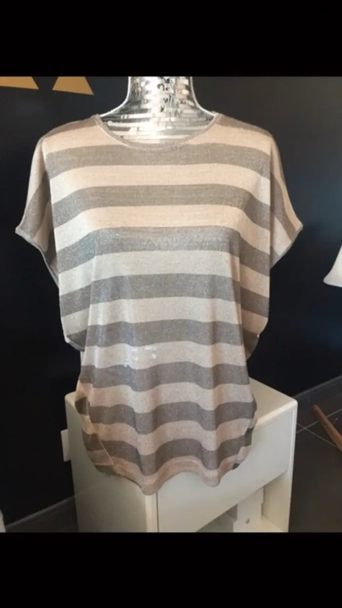T-shirt pailleté promod