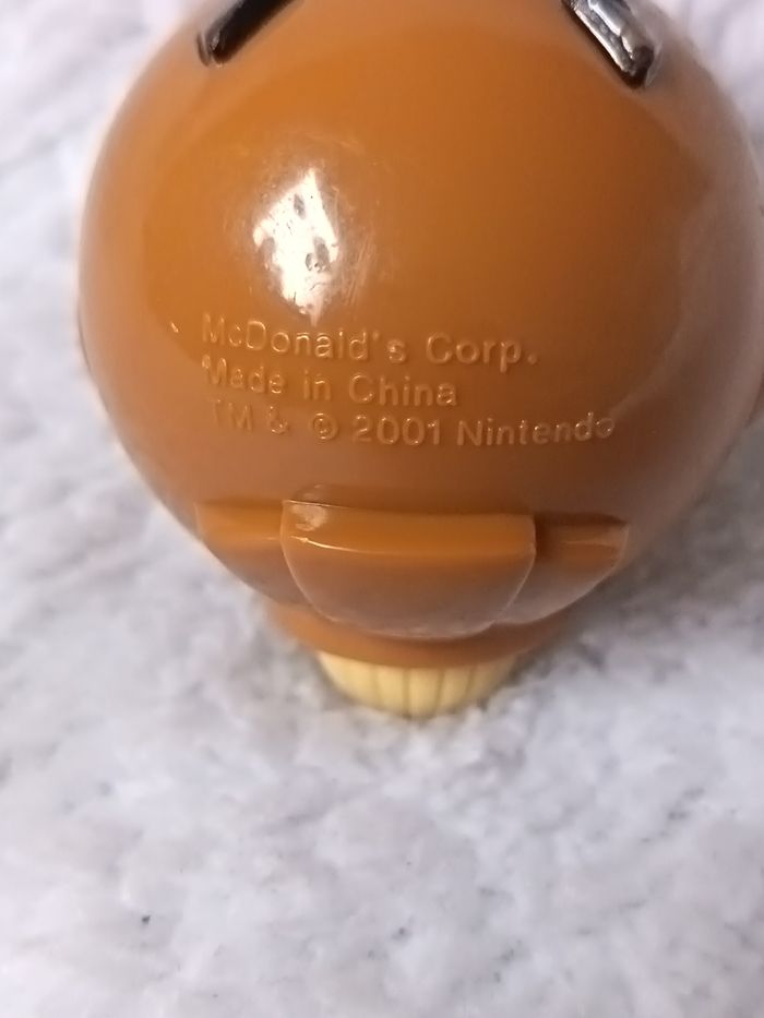 Figurine pokémon hoothoot Macdonald 2001 Nintendo - photo numéro 3