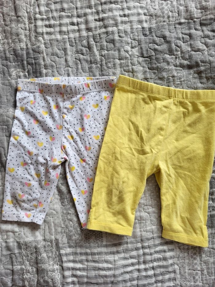 Lot de legging court 12 mois