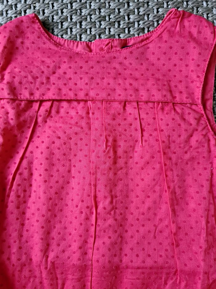 Robe légère rose fuchsia - 12 mois - photo numéro 4