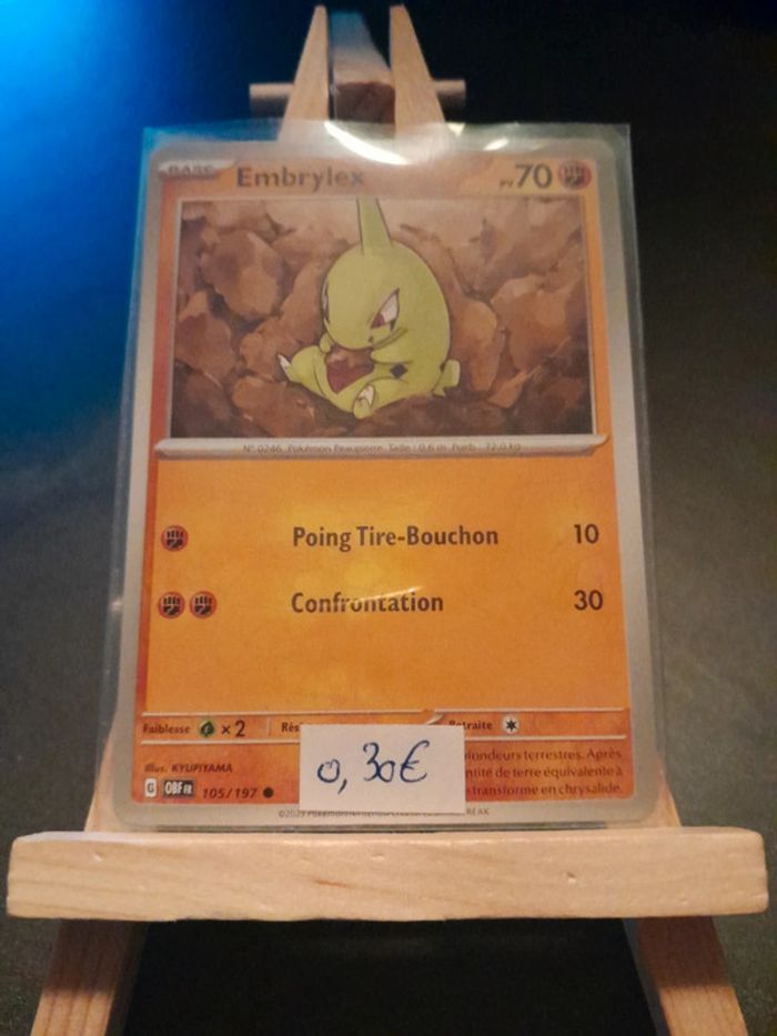 Carte Pokémon Embrylex 105/197