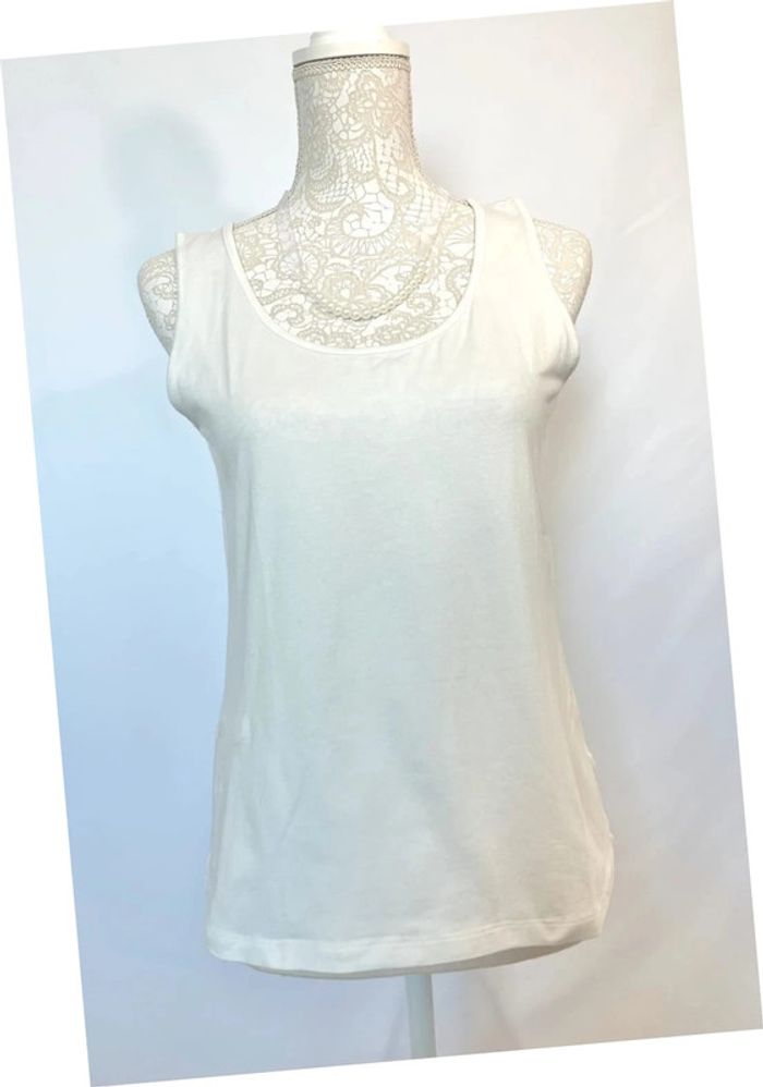 Débardeur blanc taille XL