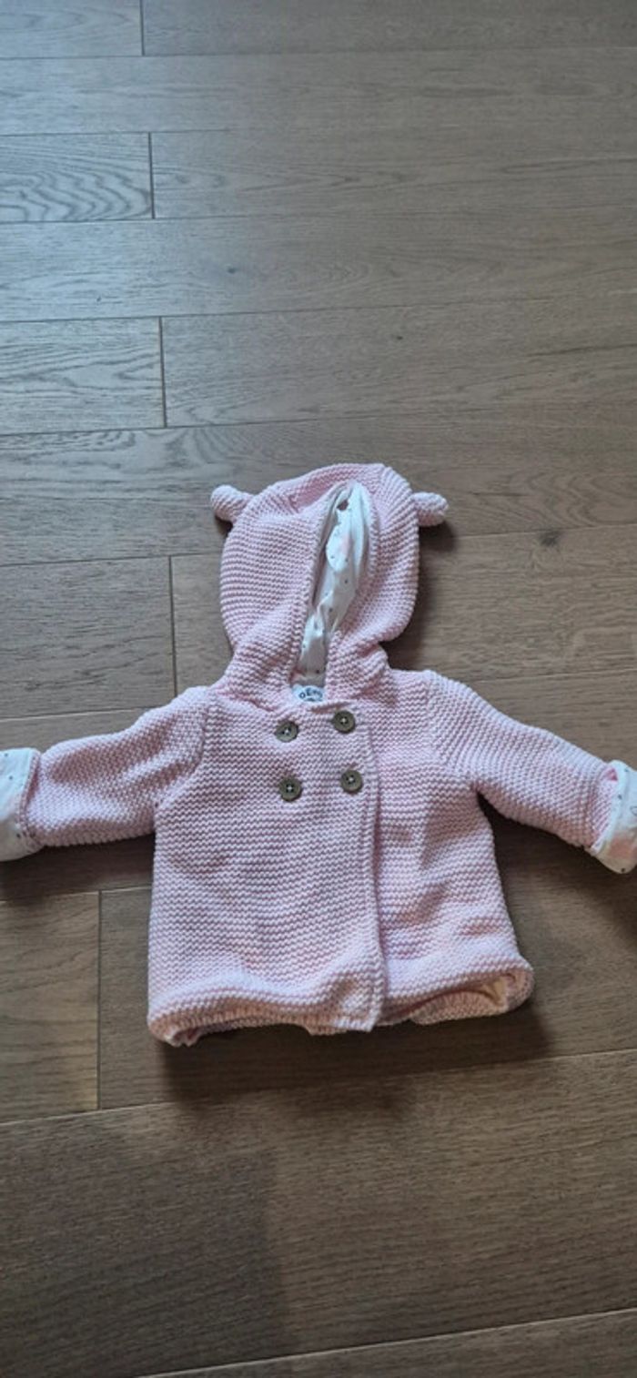 Veste rose d'hiver