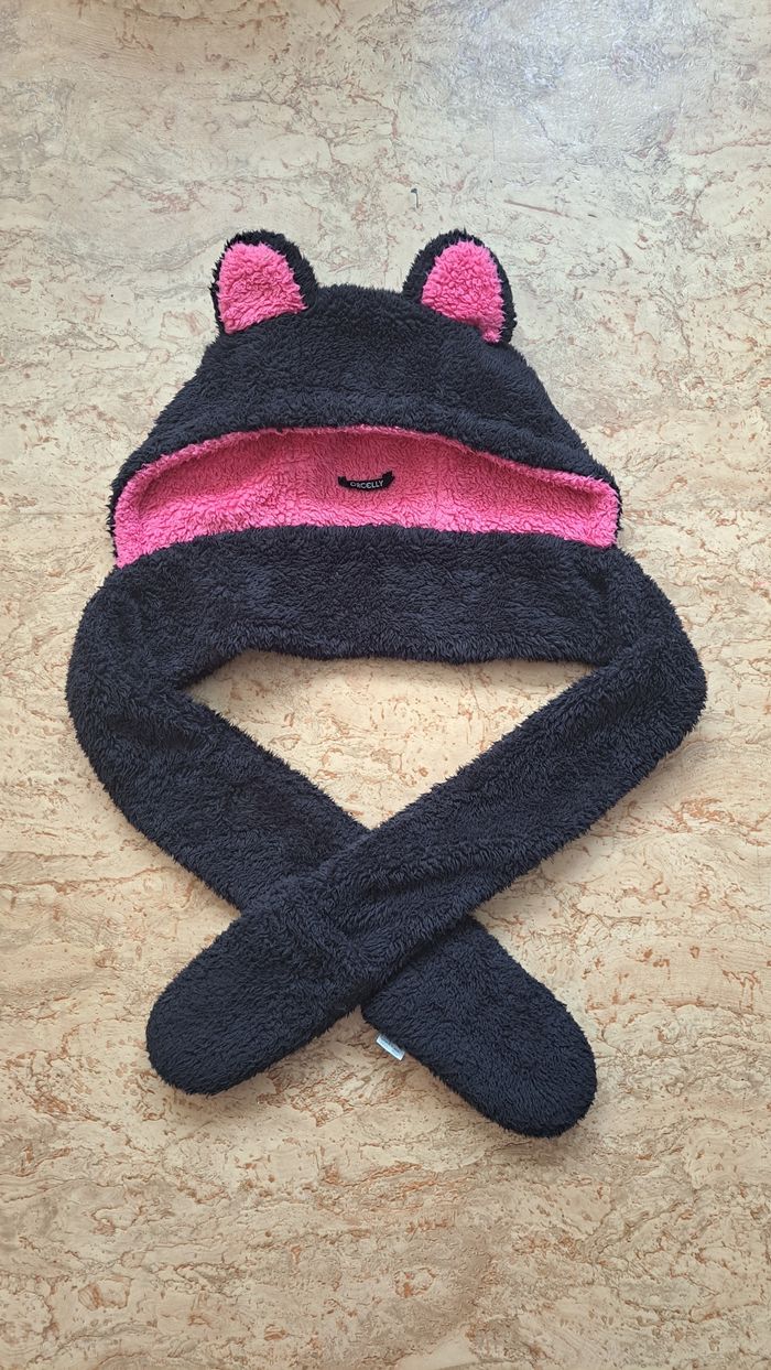 Bonnet écharpe et moufles 3 en 1 - photo numéro 3