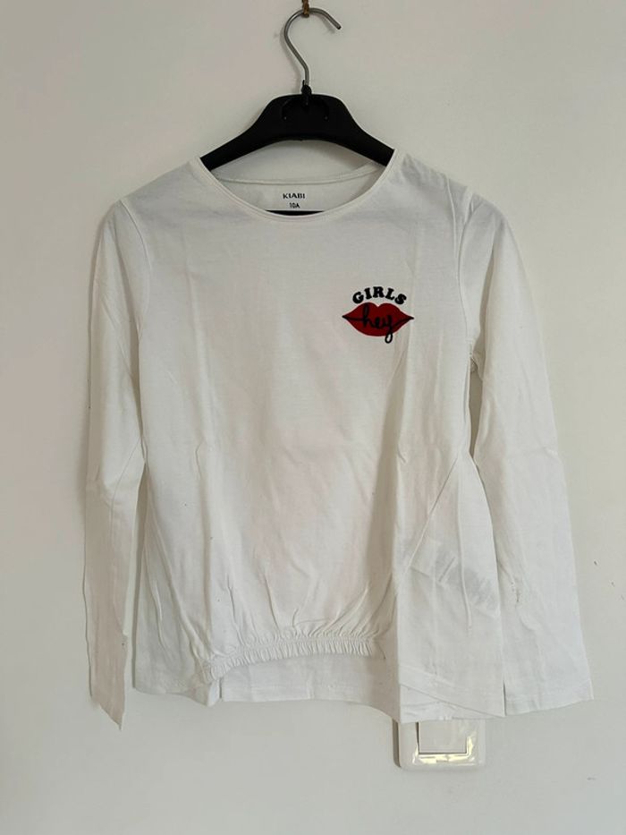 T-shirt manches longues Kiabi