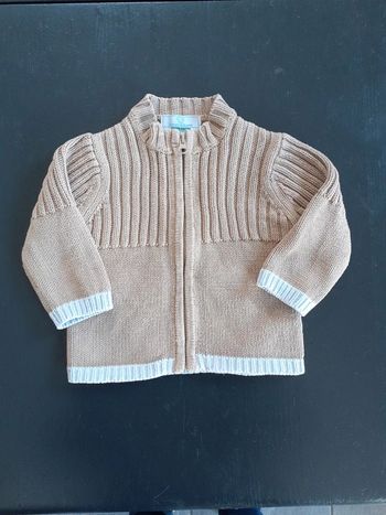 Veste fille 3 mois - Vert Daudet