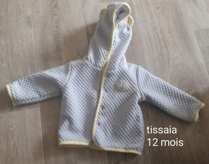 Gilet hiver tissaia 12 mois
