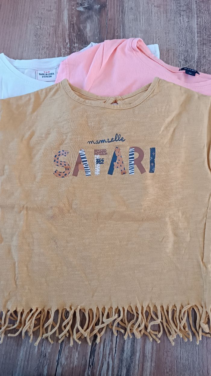 Lot de tee-shirts bébé fille - photo numéro 2