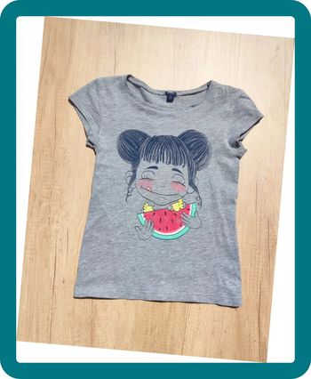 Tee shirt gris fille kiabi 10 ans