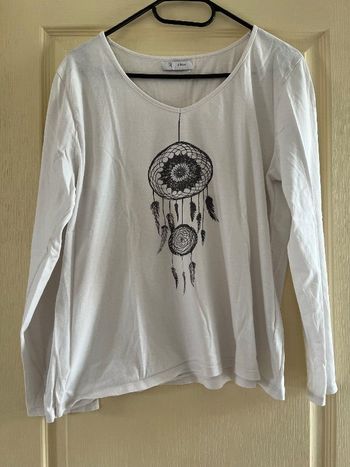 Haut de pyjama manches longues avec attrape rêves