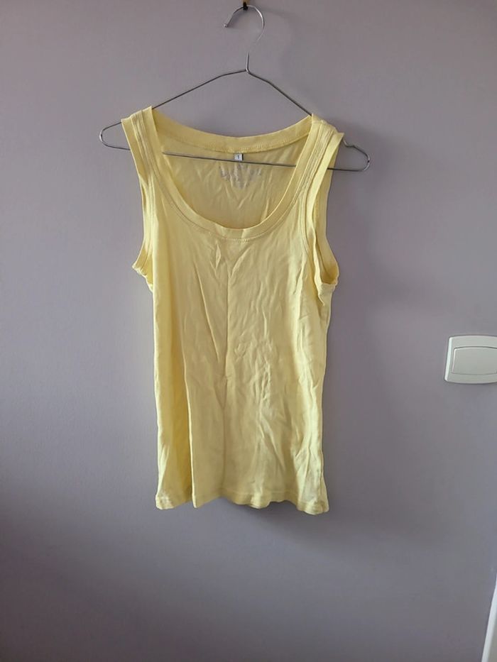 Débardeur jaune taille 1 Basic One