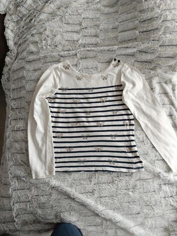 Haut manches longues marinière 12 ans