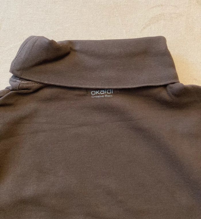 Tee-shirt à col roulé Okaïdi 5 ans marron - photo numéro 4