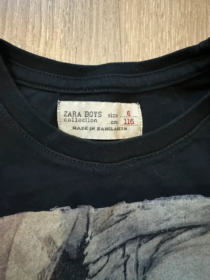 T-shirt manches courtes garçon Zara - photo numéro 2